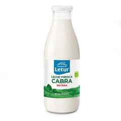 Leche de cabra pasteurizada entera 1L