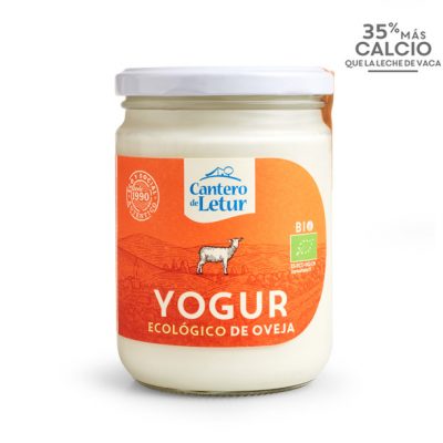Yogur ecológico de oveja de 420 g. Cantero de Letur
