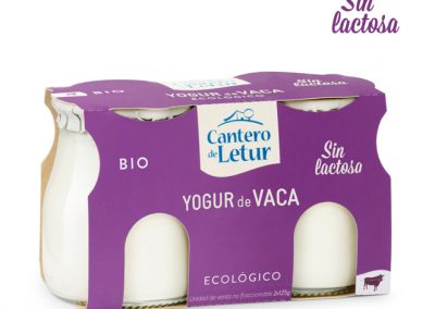 Yogur de vaca sin lactosa El Cantero de Letur